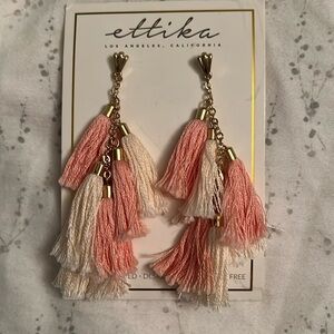 NWT Ettika Tassel Earrings